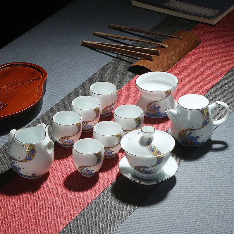 

Japanese handmade Kung Fu tea set teapot ceramic cup simple household items