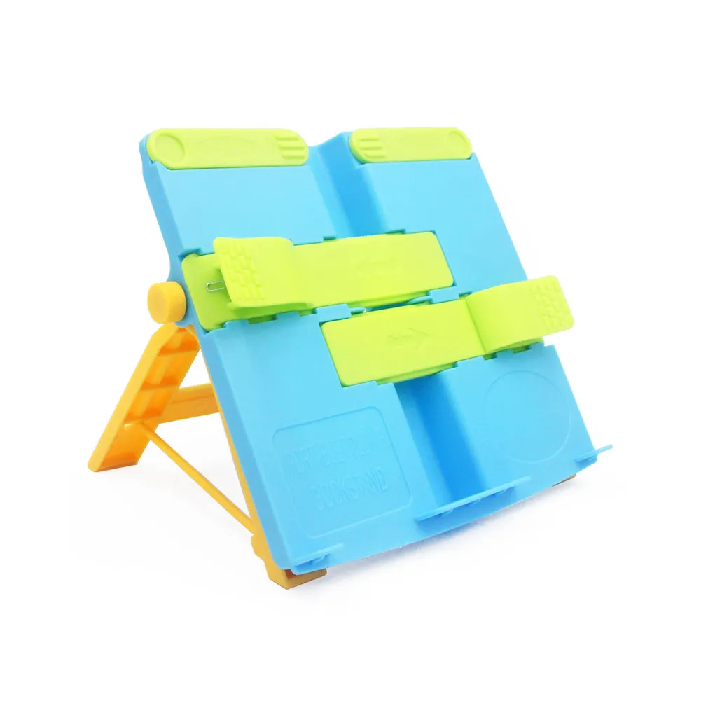 

1Pccs Creative Foldable Book Stand Holder Portable Bookends bookstand Reading Support for Student Children Writing Bracket