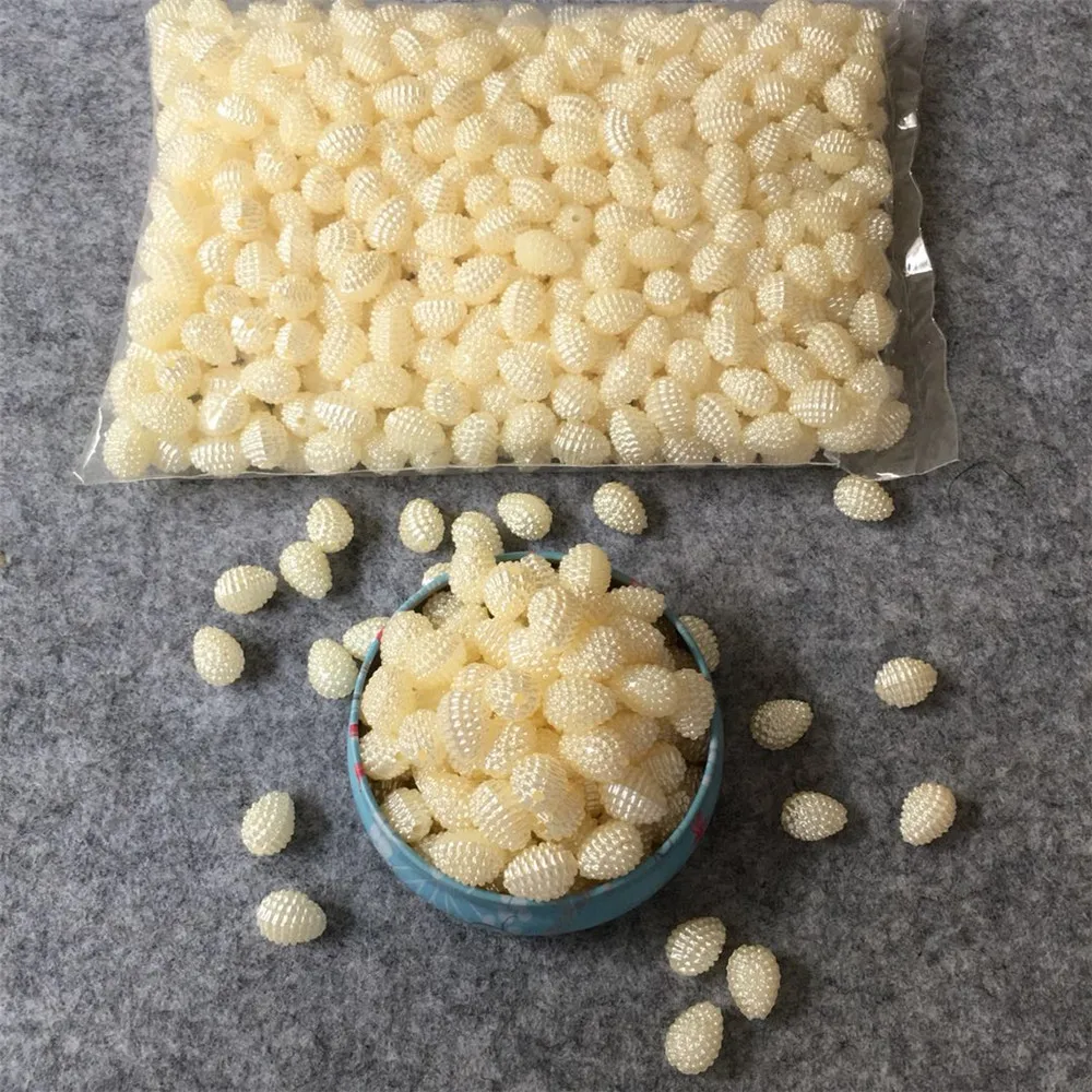 Высокое качество капли воды waxberry мяч Мода DIY Имитация прямые отверстия жемчужные