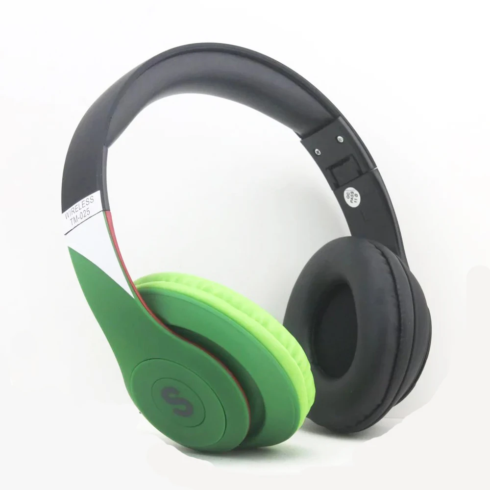 2017 Hot Sale S450 TM 025 Portabe Wireless Bluetooth Headset TF Card FM Radio Headphones Foldable Stereo Bass Sport Earphone In Earphones From