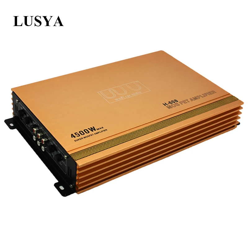 Lusya Subwoofer four-channel power amplifier 4*110W High 4.1 car audio T0283 | Электроника