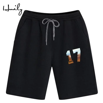 

HMILY Summer Mens Cotton Shorts Fashion Casual Workout Brand Short Pants Man Gyms Fitness Bodybuilding Jogger Sweatpants