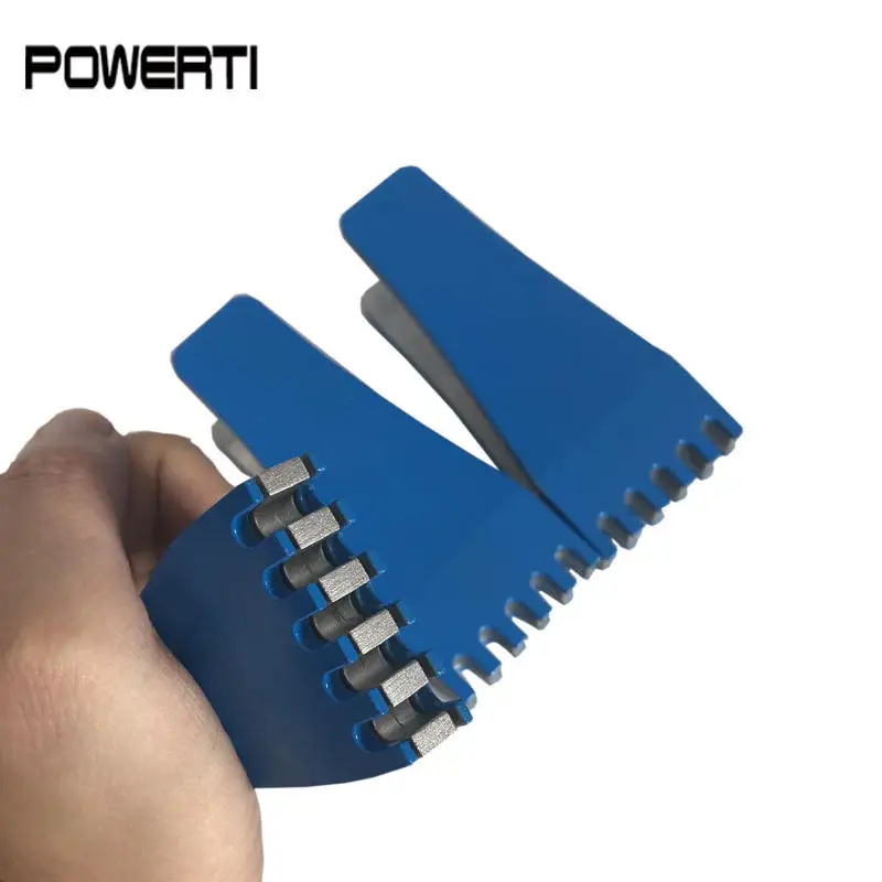 

POWERTI Blue Flying Clamp Badminton Racket String Tools Badminton Racket String Machine Speed Clamp Tools with Five Tooth