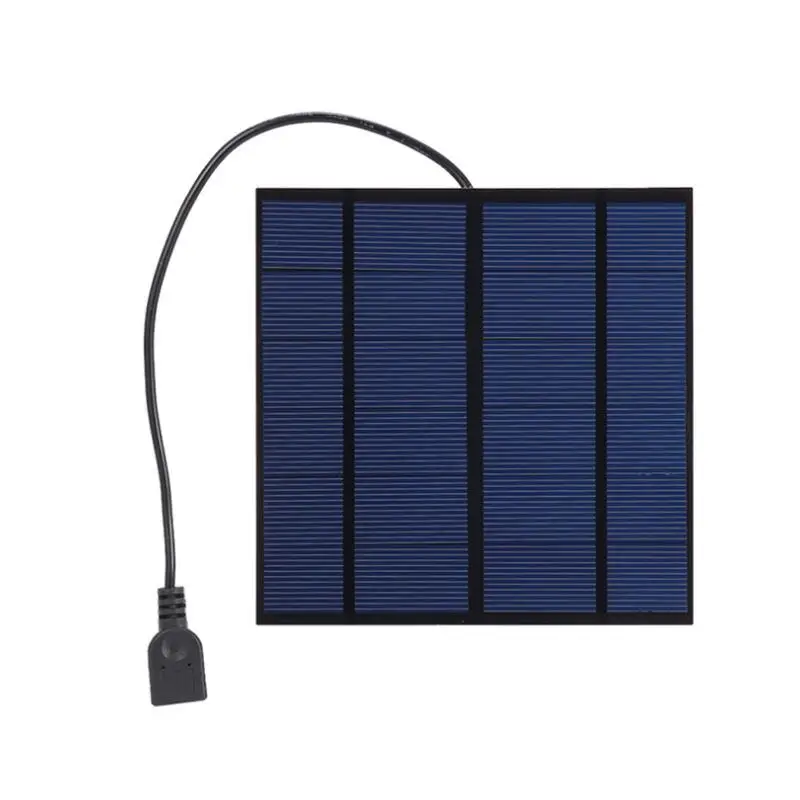 

3W 6V output Solar Panel Battery Cells voltage Charger controller MAX 0.5A USB Output Devices Portable Smartphones