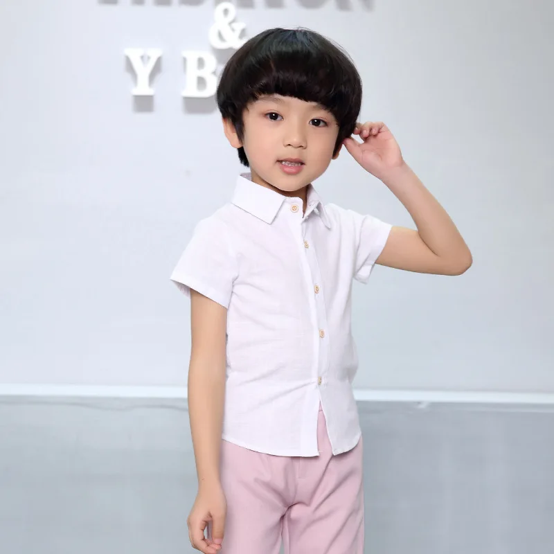 Buy Solid White Children Shirts 2017 New Summer Baby
