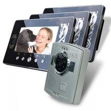 1V3 7 Inch TFT Digital Color Hands-free LCD Monitor 1/3 CMOS Night Vision Camera Video Door Phone