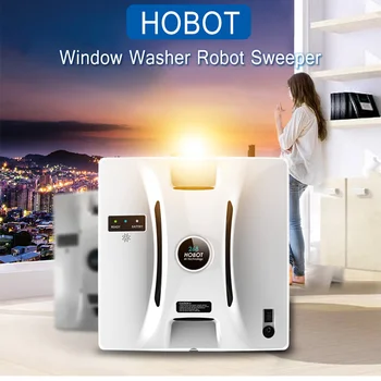 

HOBOT Window Vacuum Cleaner Window Cleaning Robot High Suction Anti-Falling Remote Control Wet Dry Wiping Washer Sweeper Z25