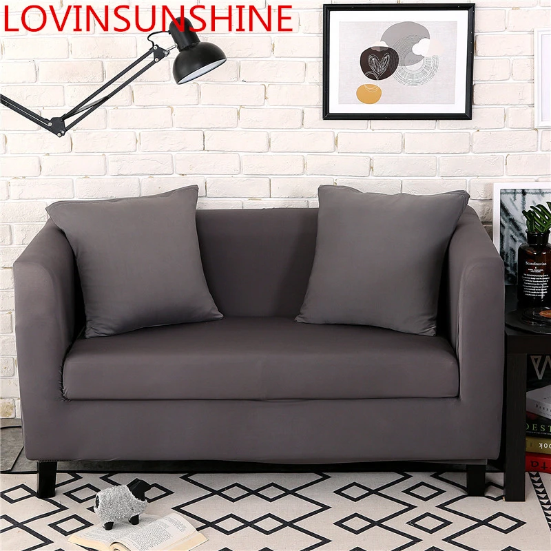 

Solid Color Elastic Sofa Cover Spandex Modern Polyester Corner Sofa Couch Slipcover Chair Protector Living Room 1/2/3/4 Seater