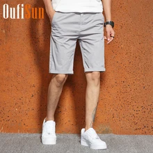 Oufisun мужские летние повседневные шорты мужские хлопковые клетчатые до колен брюки свободного кроя в английском стиле мужские трусы