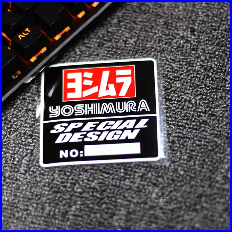 

Motorcycle Reflective Stickers GP Track Exhaust Stickers Yoshimura Pull Flower Waterproof Reflective Stickers