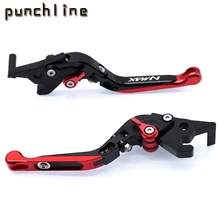 Fit For YAMAHA NMAX 155 NMAX 125 N-MAX 155 NMAX 150 2015-2019 Scooter Accessories Folding Extendable Brake Clutch Levers for yamaha nmax 155 125 nmax155 nmax125 n max n max 155 125 motorcycle cnc adjustable folding extendable brake clutch levers