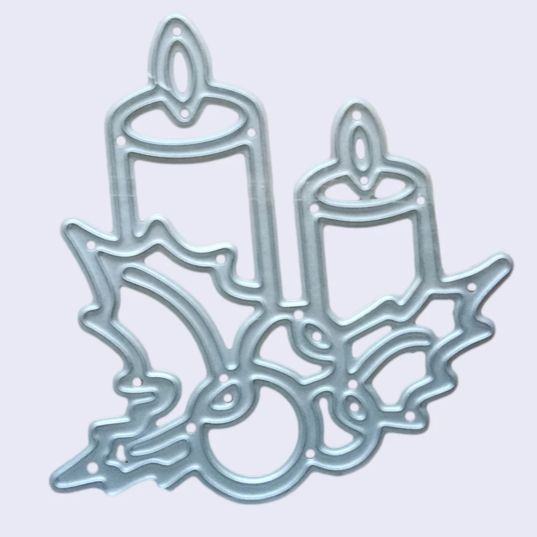 

New Metal Cutting Dies Christmas Burning Candle Stencils for DIY Embossing Scrapbook Album Paper Card Craft