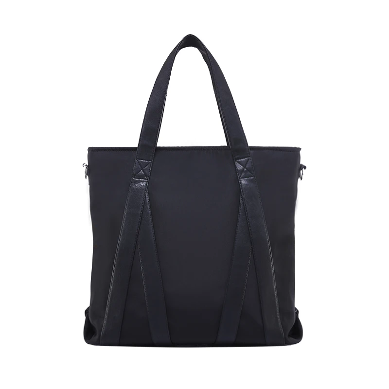 

New Women Nylon Handbag Waterproof Large Shopping Bag Women Shoulder Crossbody Bag Ladies Casual Hobo Patchwork Tote Bag Black
