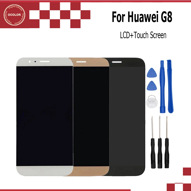 Ocolor для huawei G8 ЖК дисплей GX8 RIO L01 L02 L03 Дисплей и Сенсорный экран в сборе cовершенная