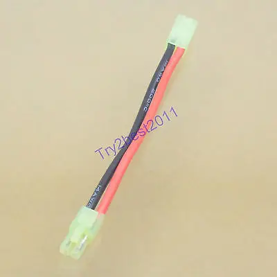 Мини Tamiya Мужской и Женский удлинитель 10 см 14AWG провод для страйкбола