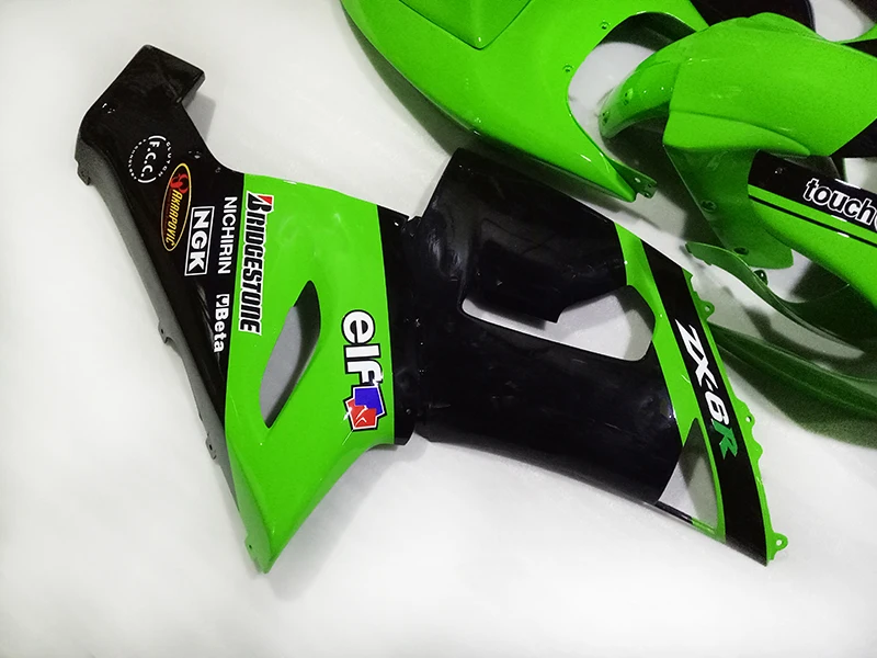 Пользовательские мотоцикл полный комплект обтекатели комплект для KAWASAKI Ninja ZX 6R 2005 2006 спортивный обтекатель наборы ZX6R ZX636 05 06 запасные части корпуса