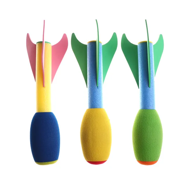 Soft Rocket Darts Outdoor Throw Training Torpedo Missile Toy
