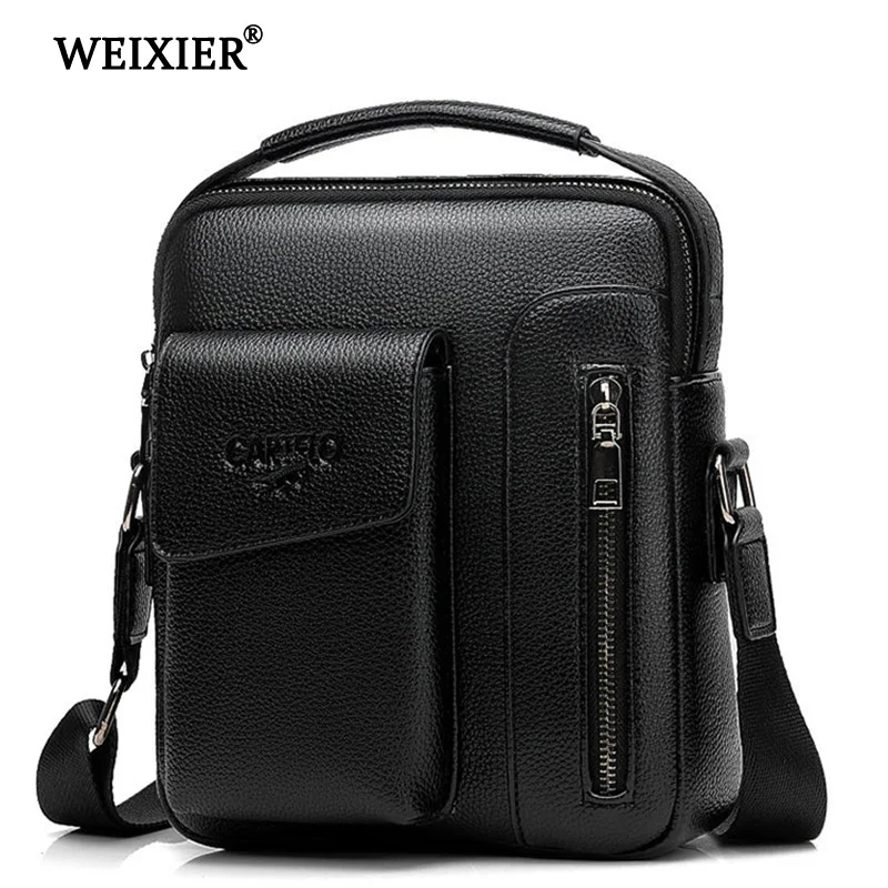 

Men's Shoulder bag Handbag Leather material British Casual Fashion College Style Multi-function Large capacity Design