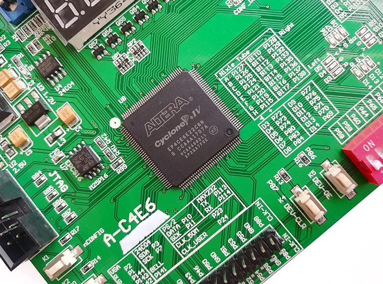  USB Blaster + altera fpga board altera kit de desarrollo de fpga de EP4CE6E22C8N Junta ciclón IV Ju
