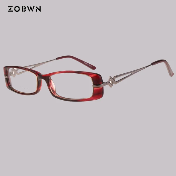 Маленький размер мода для чтения очки Оптические очки рамки новые очки Для женщин Сверхлегкая рама очки в оправе - Цвет оправы: ZB-A001-C1 RED
