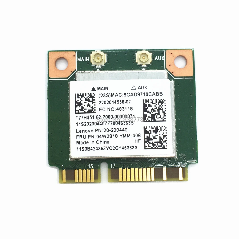 best wifi adapter for pc Miễn Phí Vận Chuyển Realtek RTL8723BE Mini PCI-E Wifi Phù Hợp Với Bluetooth 4.0 Không Dây Thẻ Cho E440 E540 S440 S540 FRU:04W3818 best wifi adapter for pc