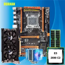 Новое поступление HUANAN deluxe X79 игровая материнская плата Xeon E5 2690 C2 с кулером ОЗУ 32 Гб(2*16 Гб) DDR3 RECC GTX760 4 ГБ DDR5 Видеокарта