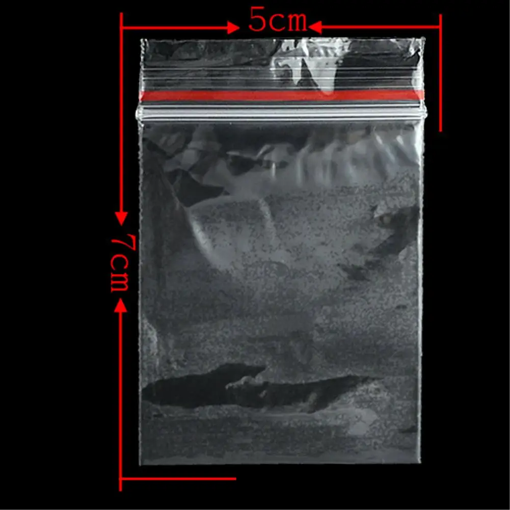 17 размеров, 100 шт., герметичные прозрачные пластиковые пакеты с застежкой-молнией, полиэтиленовые пакеты с застежкой-молнией, многоразовые конфетные пакеты для хранения закусок
