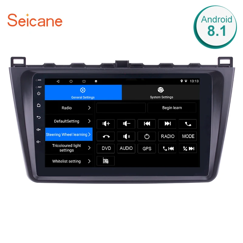 Discount Seicane 9" 2Din Android 8.1/7.1 Car Radio WIFI Bluetooth Quad Core Multimedia Player For 2008 2009 2010-2015 Mazda 6 Rui wing 0 Discount Seicane 9" 2Din Android 8.1/7.1 Car Radio WIFI Bluetooth Quad Core Multimedia Player For 2008 2009 2010-2015 Mazda 6 Rui wing 0