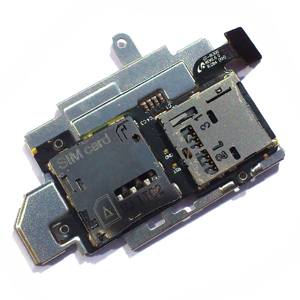 Для Samsung Galaxy S3 GT I9300 I9305 I747 T999 I535 L710 R530 SIM и MicroSD держатель карты памяти разъем гибкий