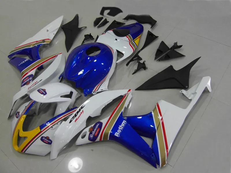 

Motorcycle Fairing kit for HONDA CBR600RR F5 07 08 CBR 600RR CBR 600 RR 2007 2008 ABS Plastic white blue Fairings set HC30