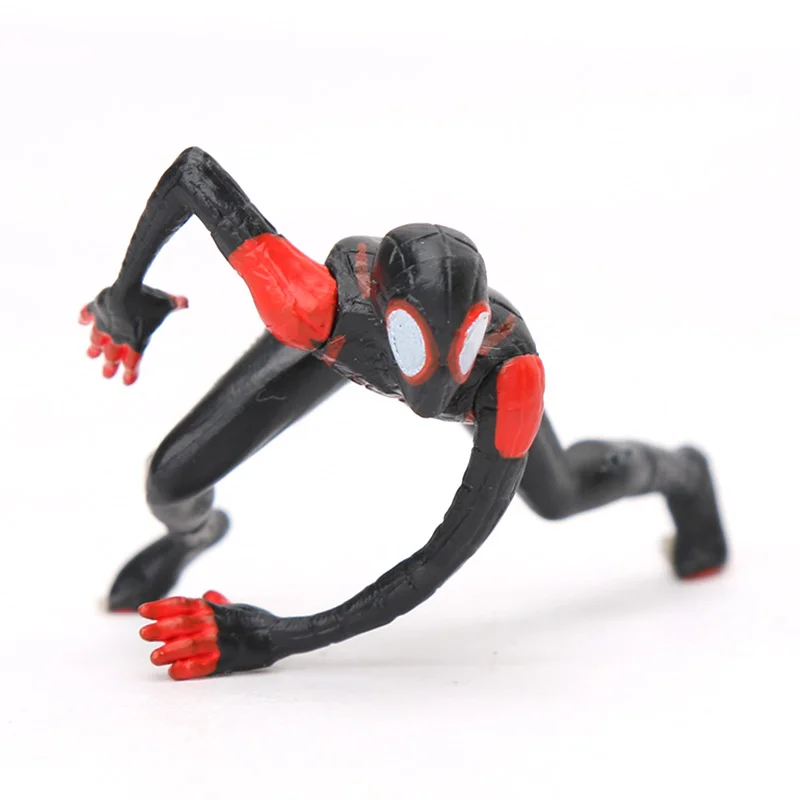 10 см игрушки Marvel Nendoroid 1037 Мстители эндигра Железный Человек-паук ПВХ Фигурка Железный Паук супер герой Коллекционная модель - Цвет: black spiderman