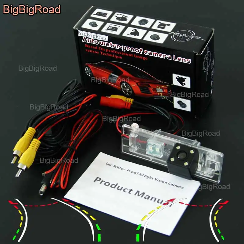

BigBigRoad Car Intelligent Dynamic Track Rear View Camera Reversing Camera For BMW Z4 E85 E86 E89 / Mini Cooper R55 R57 R60 R61