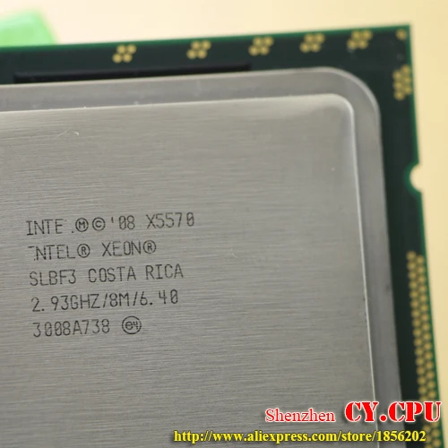 Процессор Intel Xeon X5570 cpu/2,93 ГГц/LGA1366/8 Мб кэш L3/четырехъядерный/серверный cpu Рабочая разбитая штука