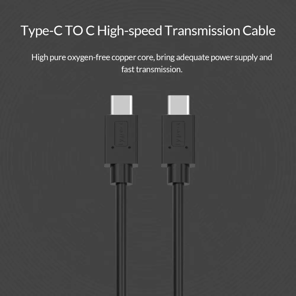 ORICO 2.5 Inch HDD Case SATA to USB 3.1 Gen2 10Gbps Type C Hard Disk Drive External HDD Enclosure Transparent Case Tool Free 4TB