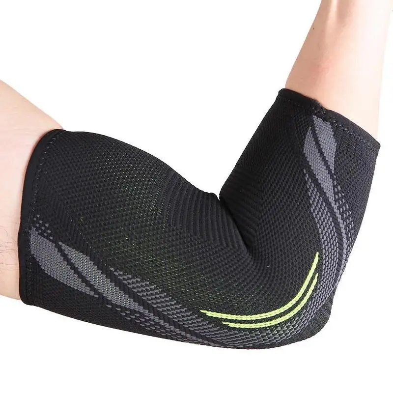 One-piece Outdoor Sports Nylon Knit Elbow Pads Three-dimensional Pressure Belt With Comfortable And Breathable Elbow Protectors