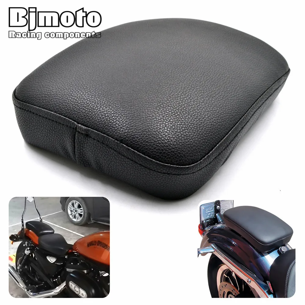 Задние кожаные подушки для сидений задних на присоске Harley Dyna Sportster Softail Touring XL 883 1200