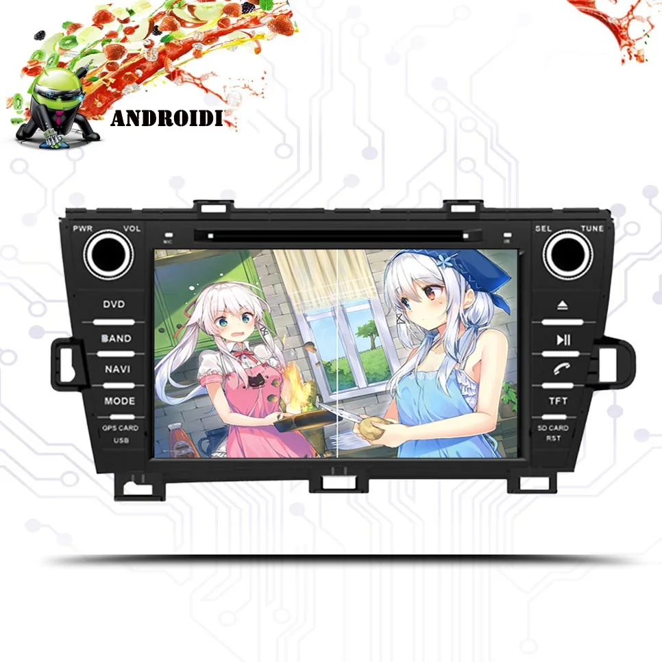 Cheap 2din Android 9.0 4+64G for Toyota prius 2009-2013 car dvd gps navigation radio bluetooth Steering wheel Map Tape Recorder screen 0 Cheap 2din Android 9.0 4+64G for Toyota prius 2009-2013 car dvd gps navigation radio bluetooth Steering wheel Map Tape Recorder screen 0