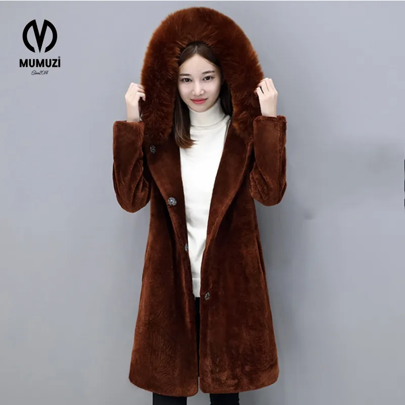 Newest Velour Coat Hooded Winter font b Jacket b font font b Women b font Korean