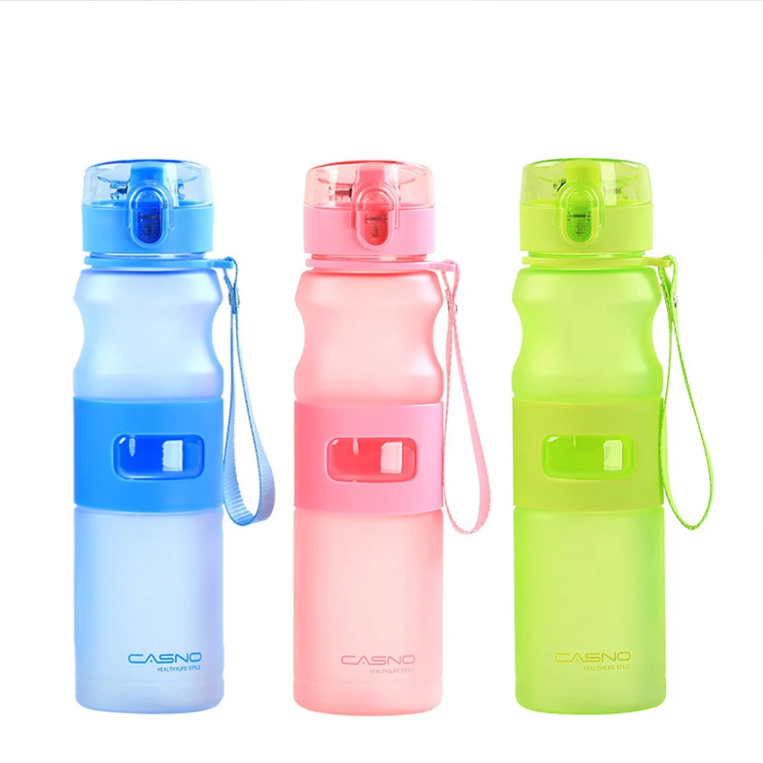 

High Quality 550mL Leak Proof and Dust Free Lid Bicycle Camping Sport Plastic Drink Water Bottle BPA Free Water Bottle
