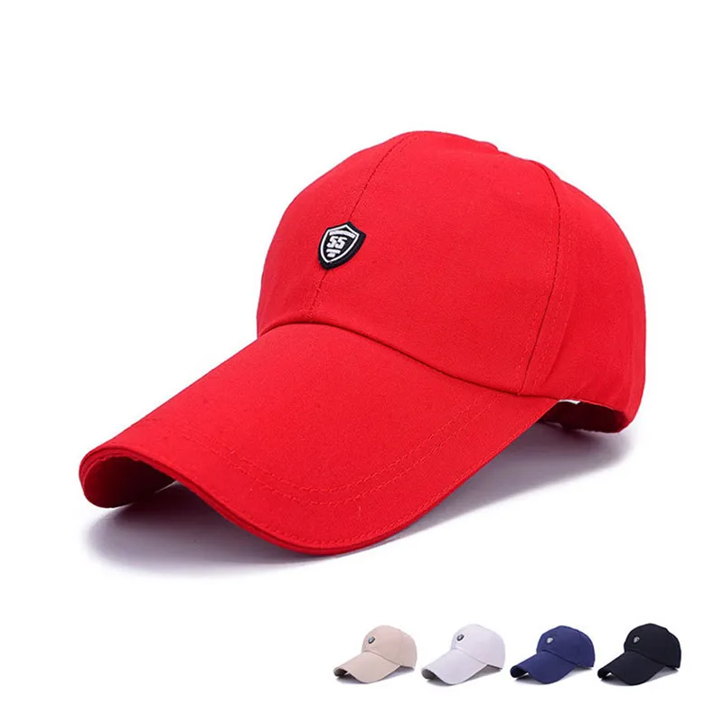 Hip Hop Long Visor Canvas Mesh Baseball Caps Gorras Casquettes Women Men Summer Sports Motorcycle Racing Snapback hats | Аксессуары для