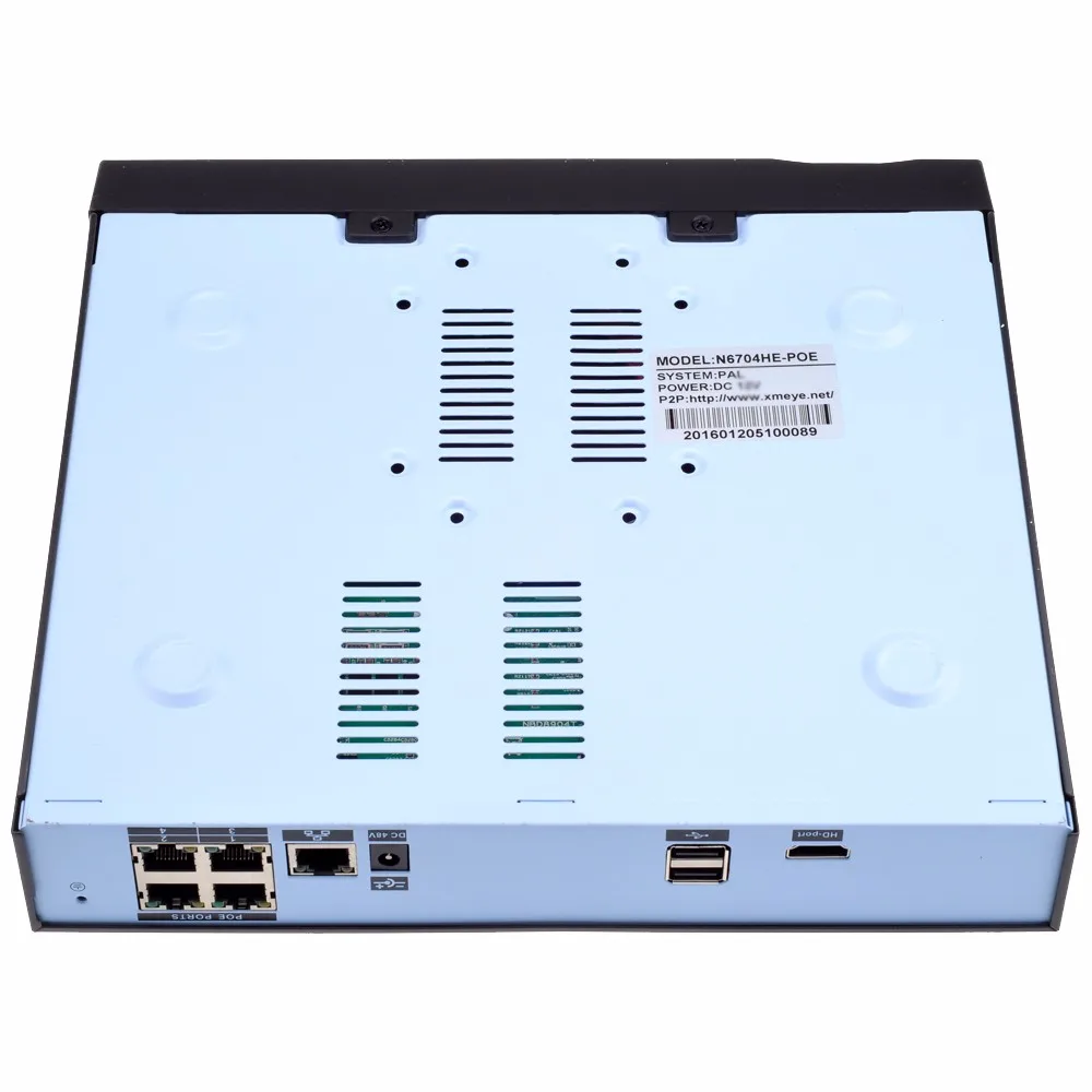 H.265 4K POE NVR 4CH 5MP HI3798M процессор P2P Onvif IEE802.3af 48 в POE видео сетевой рекордер для системы ip-камеры