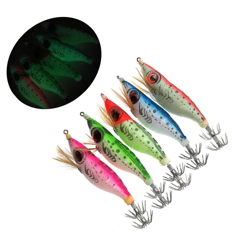 30PCS Soft Artificial Bait Luminous Fish Eel Lure Fish Hooks Hot High Quality