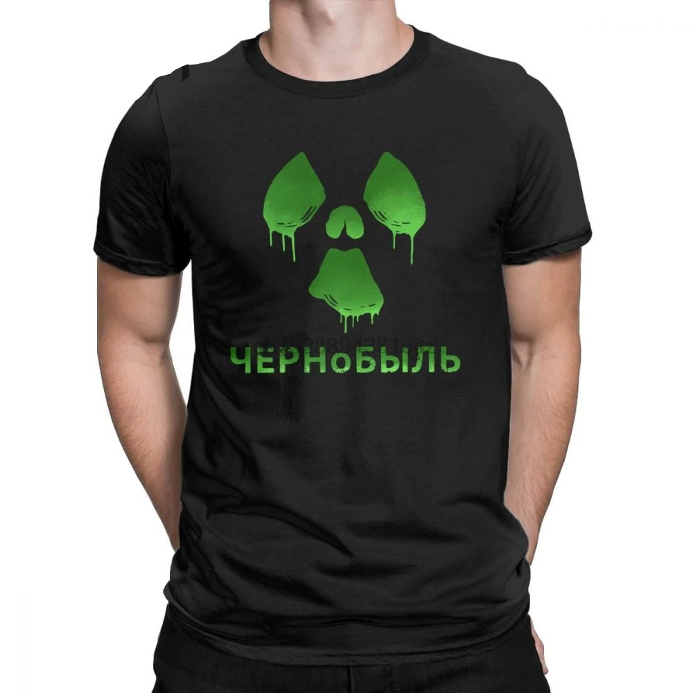 

Men Chernobyl Glow Russian T Shirts Ukraine Soviet Union Belarus TV Show Cotton Clothing Short Sleeve Tee Shirt Classic T-Shirt