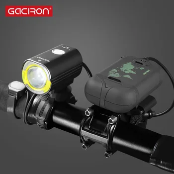 

GACIRON 1000 Lumens Split Type Bike Light Bicycle Headlight No Battery IPX6 Waterproof 118 Degree Range Cycling Accessories