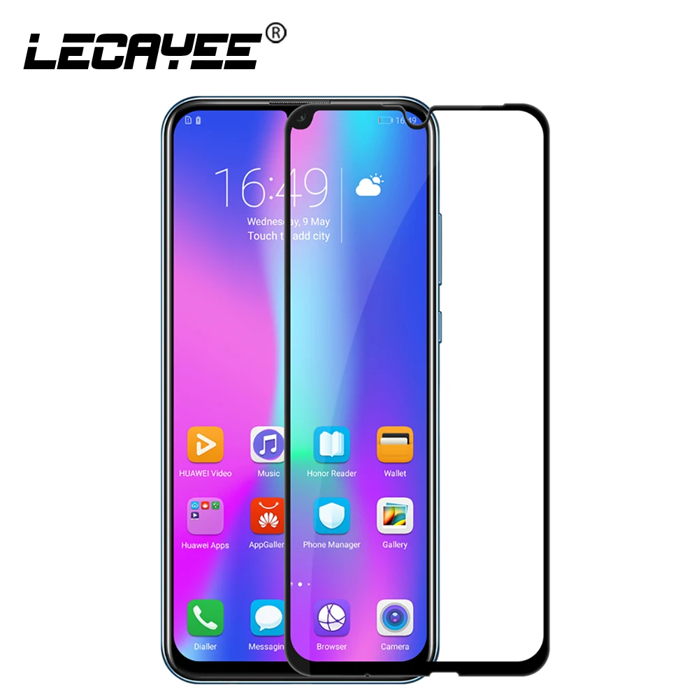 

LECAYEE High Quality Full Screen Tempered Glass For Huawei Honor 10 lite 9 lite 8X 7C 7A 7S View 10 20 Film Screen Protector