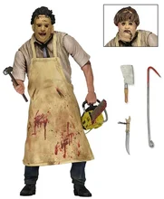 18cm 40th Anniversary Ultimate Leatherface Classic Terror Movie The Texas Chainsaw Massacre Action Figure In 3D Boxed Dropship cd sweet action the ultimate story
