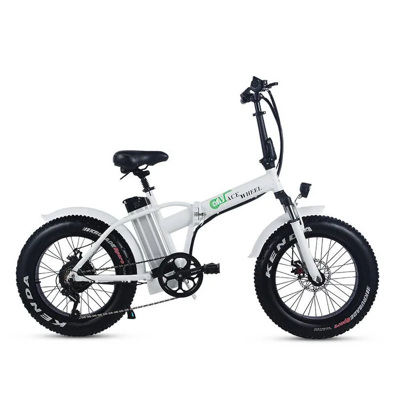 48 В 15ач литиевая батарея 2" электрический велосипед с толстыми шинами мощная мощность 500 Вт складной электрический Fat bike дисковый тормоз Fat Ebike