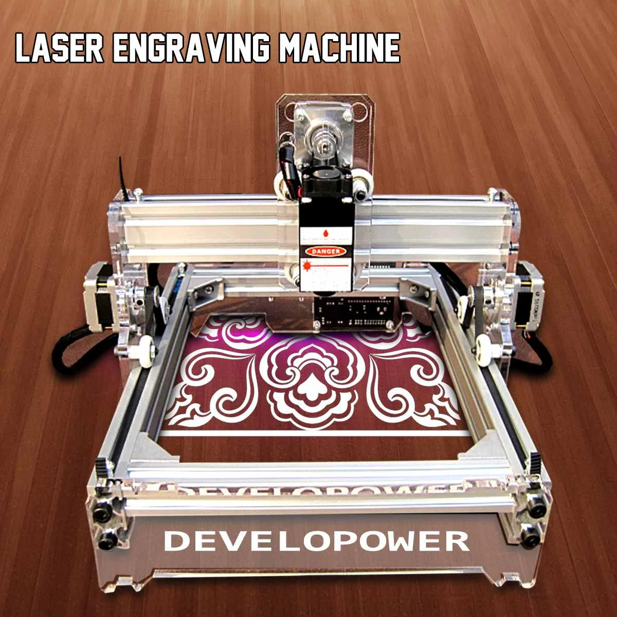 

17x20cm 2000mW Desktop Engraving Printer DIY Desktop Wood Cutter CNC Wood Router Laser Engraver Cutting Machine