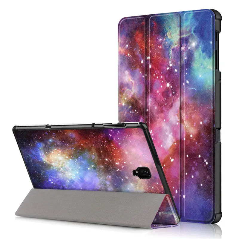 Магнит чехол для Samsung Galaxy Tab S4 10," T830 T835 T837 SM-T830 SM-T835 Tablet Смарт Складной флип чехол-подставка из полиуретана принципиально+ ручка - Цвет: D057
