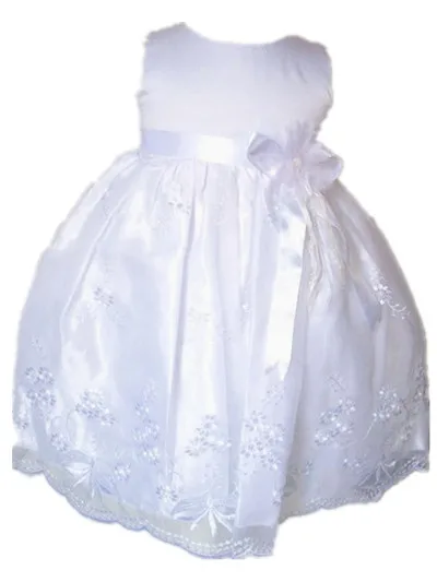 Bbwowlin белый Кружево новорожденных для маленьких девочек крестильное платье для От 0 до 2 лет Первое Причастие Платья 80688 - Цвет: 0688